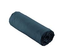 douceur d'intérieur, Lenzuolo con angoli elasticizzati (140 x 190 cm) Percaline Blu Notte, Percalino in Cotone
