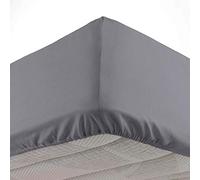 Douceur d'Intérieur Lenzuolo con angoli elasticizzati Oscar 90 x 190 cm Microfibra Antracite