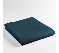 Douceur d'Intérieur Lenzuolo piano Lina 180 x 290 cm 100% cotone Blu