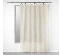Douceur d'Intérieur, Linka - Tenda con occhielli, in voile naturale, 140 x 240 cm