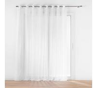 Douceur d'Intérieur Lissea Tenda con Occhielli, 300 x 240 cm, Bianco, Velo Sabbiato