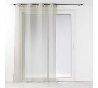 Douceur d'Intérieur Louise - Tenda con occhielli, 140 x 240 cm, colore: Beige
