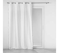 Douceur d'Intérieur Mistraline - Tende con occhielli, in cotone riciclato, 140 x 240 cm, colore: Bianco