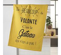 Douceur d'Intérieur Ormandise Torchon, Giallo, 50 x 70 cm