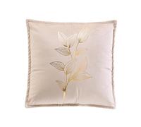 Douceur d'Intérieur Oxalis Cuscino sfoderabile, 45 x 45 cm, Velluto Stampato Metallizzato
