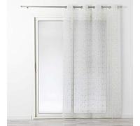 Douceur d'Intérieur Pannello con Occhielli 140 x 240 cm Dixie Bianco/Oro