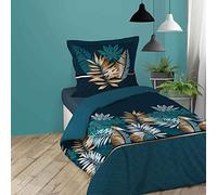 Douceur d'Intérieur, Parure 2 pezzi (140 x 200 cm) Alianor, 100% cotone