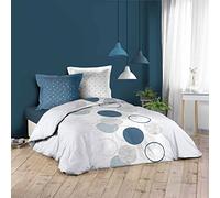 Douceur d'Intérieur, Parure 3 pezzi (240 x 220 cm) Voie Lactee, 100% cotone