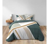 Douceur d'Intérieur, Parure 3 pezzi (240 x 220 cm) Zephyr, 100% cotone