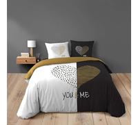 Douceur d'Intérieur, Parure 3 pezzi (260 x 240 cm) Miu, 100% cotone