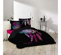 Douceur d'Intérieur, Parure 3 pezzi (260 x 240 cm) Porta Felicità, 100% Cotone