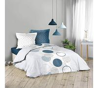 Douceur d'Intérieur, Parure 3 pezzi (260 x 240 cm) Voie Lactee, 100% cotone