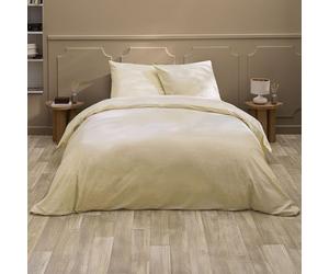Douceur d'Intérieur, Parure da letto 3 pezzi (240 x 220 cm) Ariane Naturel, Cotone e Lino