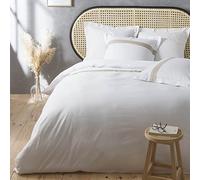Douceur d'Intérieur, Parure da letto 3 pezzi (240 x 220 cm) Laly, in cotone e lino
