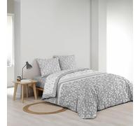 Douceur d'Intérieur Parure di lenzuola 4 pezzi reversibile - 100% cotone - stampato 57 fili/cm² Flavie