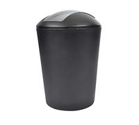 Douceur d'Intérieur Poubelle FLIC FLAC 5,6L Coloris Uni, Cromato, Nero, 19.7 cm