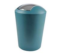Douceur d'Intérieur, Pattumiera Flic Flac (5,6 L) Vitamina Blu/Smeraldo, Plastica