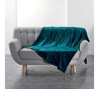 Douceur d'Intérieur, Plaid (180 x 220 cm) Flanou Blu, Flanella