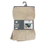 Douceur d'Intérieur, Plaid (180 x 220 cm) Flanou Tortora, Flanella