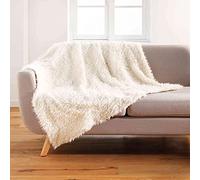 Douceur d'Intérieur Plaid 180 x 220 cm imitazione pelliccia pecora