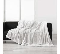 Douceur d'Intérieur, Plaid 180 x 220 m, imitazione pelliccia/Sherpa, Alaska