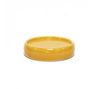 douceur d'intérieur, Portasapone 10 x 3.5 Cm Ocre, Ceramica Unita Bullea