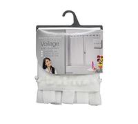 douceur d'Intérieur Poupette Coppia Destra passanti Vela Sabbia Righe, Poliestere, Grigio, 90 x 60 cm