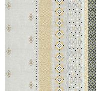 Douceur d'Intérieur Rotolo di tela cerata (RLX 1,40 mx20 m) Edena, PVC stampato metallizzato