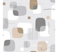 Douceur d'Intérieur Rotolo di tela cerata (RLX 1,40 mx20 m) Tobias Grigio, PVC Stampato