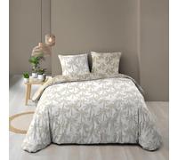 douceur d'intérieur, set da 3 pezzi (240 x 220 cm) Oliana, reversibile, 100% cotone