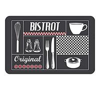 douceur d'Intérieur SET TAVOLA 28,5 x 44 CM POLIPROPILENE OPACO BISTROT ORIGINALE Multicolore