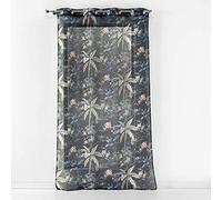 douceur d'Intérieur Soffice per interni con occhielli, blu, 140 x 280 cm