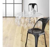 Douceur d'Intérieur Soleil - Tovaglia rotonda in vetro (diametro 140 cm), PVC stampato 14/100E