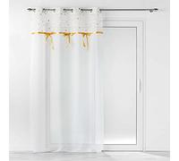 Douceur d'Intérieur, Stelly, tenda con occhielli (140 x 240 cm), con velo sabbiato, finitura top stampata, Met et