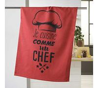 Douceur d'Intérieur Strofinaccio Like a Chef, rosso, 50 x 70 cm