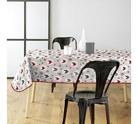 Douceur d'Intérieur Suzette Tovaglia Rettangolare, 140 x 240 cm, Neutro, PVC Stampato
