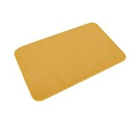 Douceur d'Intérieur, Tappetino da bagno (45 x 75 cm) Vitamina Ocre, Microfibra