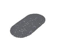 Douceur d'Intérieur - Tappetino per Vasca da Bagno, Motivo: ciottoli, 69 x 36 x 1 cm Grigio