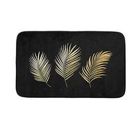 Douceur d'Intérieur, Tappeto da Bagno (45 x 75 cm) Orbella Nero, Microfibra Stampata