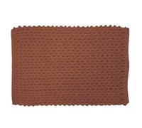 Douceur d'Intérieur, Tappeto da bagno (50 x 80 cm) Ariel Terracotta, cotone/poliestere ciniglia