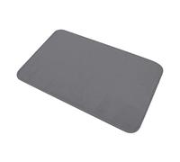 Douceur d'Intérieur Tappeto da Bagno Microfibra 45x75CM, Poliestere, Grigio, 80 x 150 cm