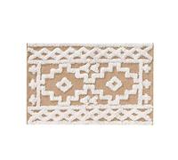 Douceur d'Intérieur, Tappeto rettangolare (60 x 90 cm) Medine, iuta tinta unita e cotone tinta unita