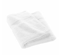 Douceur d'Intérieur, telo da bagno (90 x 150 cm) Elegance, bianca, 100% cotone tinta unita