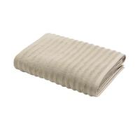 Douceur d'Intérieur, Telo da bagno (90 x 150 cm) Maya Taupe, spugna tinta unita 100% cotone