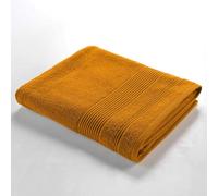 Douceur d'Intérieur, Telo da bagno (90 x 150 cm) Teneresse Curry, spugna tinta unita 100% cotone