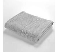 Douceur d'Intérieur, Telo da bagno (90 x 150 cm) Teneresse Grigio Perla, Spugna Tinta Unita 100% Cotone