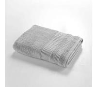Douceur d'Intérieur, Telo doccia (70 x 130 cm) Teneresse Grigio Perla, spugna tinta unita 100% cotone