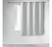douceur d'Intérieur tenda a occhielli poliestere 140 x 180 cm, ceramica, Bianco, 140x1x180 cm