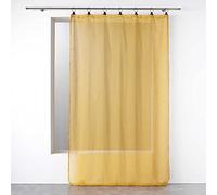 Douceur d'Intérieur, Tenda ad anelli, 140 x 240 cm, in voile intrecciato Linka, giallo 1626832