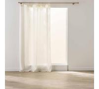 Douceur d'Intérieur, Tenda con anelli (140 x 240 cm) Sunline Bianco/Oro, Tessuto con fili metallici